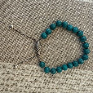 David Yurman Turquoise Spiritual Bead Bracelet